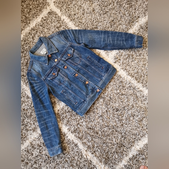 J.Crew Madewell Classic Denim Jean Jacket- Size XS in Mid-wash - Picture 2 of 7